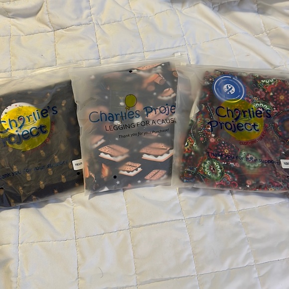 3 BNWT Leggings OS 4-14 - Picture 1 of 6